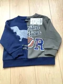 トレーナー 90㎝ 恐竜柄