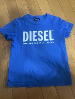 DIESEL キッズ 6歳　Tシャツ ブルー ロゴ