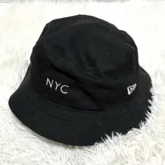 NEW ERA ニューエラ バスケットハット NYC ブラック M-Lサイズ