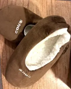 ホカロン＆Mu Muコラボブラウン スリッパ 23-25cm