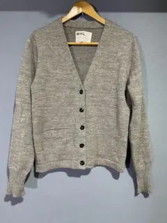 【美品】MHL ウールカーディガンのサムネイル