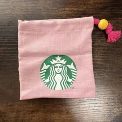 STARBUCKS スターバックス 巾着 ポーチ ピンク