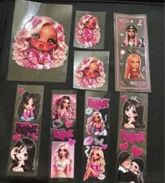 Bratz カプラ シール 8枚セット