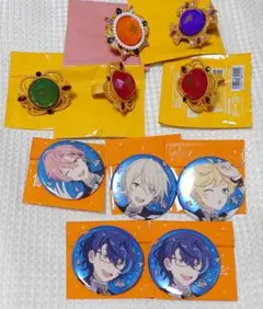 まとめ あんスタ スタライ リンライ缶バ 舞珠 藍良 つむぎ 宙 蓮巳 鬼龍
