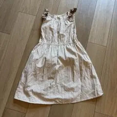 branshes ストライプ ノースリーブワンピース 120