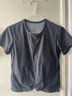 黒 Mサイズ ヨガウェア 前結びデザイン　SUKALA スカーラ　Lava