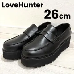 【極美品】LOVEHUNTER 厚底 シャークソール コインローファー 26cmのサムネイル