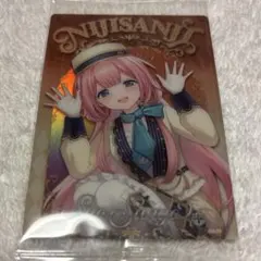 (未使用品)にじさんじ　ウエハース　メタリックプラカード　周央サンゴ