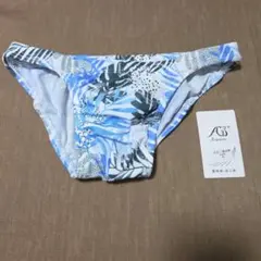 Arigreben メンズ 競泳水着 競パン ボタニカル柄 サイズSのサムネイル