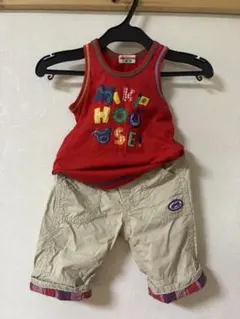 MIKI HOUSE タンク＆ハーフパンツセット 100cm　2点セットのサムネイル