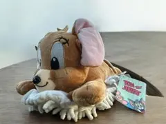 トムとジェリー ぬいぐるみ ジェリー ディスクモップ 寝そべり