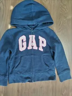 GAP 裏起毛　ネイビー パーカー 110cm