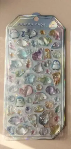 ボンボンドロップシール　シャーベット　らめーるボンボン