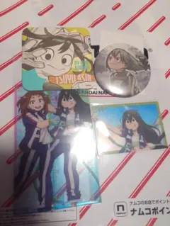 ヒロアカ 蛙吹 麗日 缶バ コースター クリカ 特典