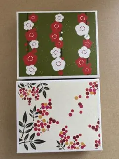 梅柄 空き箱 2個セット