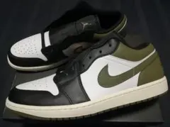 NIKE AIR JORDAN 1 LOW MEDIUM OLIVE