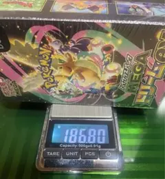 ★未開封★ポケモンMEGAドリームex BOX シュリンク付 重さ１８６.8g