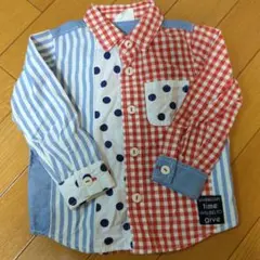 BREEZE　パッチワークシャツ