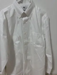 しゅう様　UNIQLO スーパーノンアイロン スリムフィット ホワイトシャツ