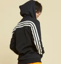 adidas アディダス パーカー ジップパーカー ブラック