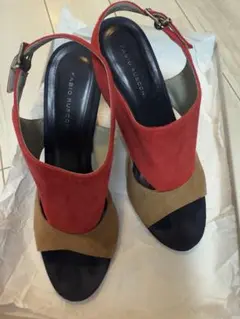 FABIO RUSCONI オープントゥサンダル（10cm）