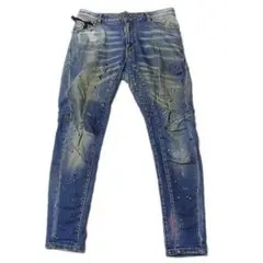 美品】ディースクエアード　デニムパンツ　スキニー　ダメージ加工　ストレッチ　48 2025年最新】ディースクエアード デニム48の人気アイテム - メルカリ