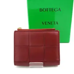 ✨新品未使用✨　BOTTEGA VENETA ミニ財布　イントレチャート　折り