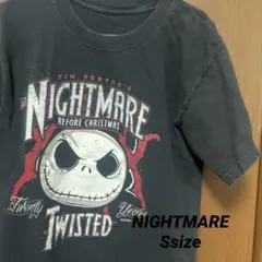 us古着NIGHTMARE[S] フロントプリントメンズTシャツアメリカブラック