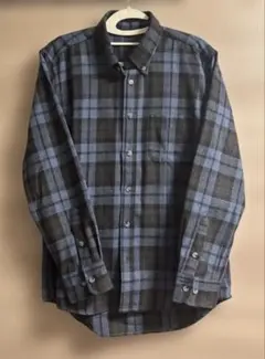 新品　チェックシャツ ネルシャツ チェック柄 長袖 長袖　L