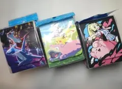 ポケモンカード デッキケース リーリエ・ピッピほか 3点セット