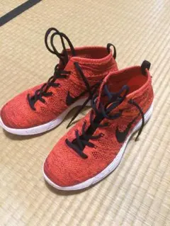 激レア☆Free Flyknit Chukka 639700-800 オレンジ - メルカリ