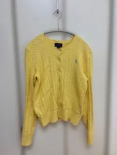 Polo Ralph Lauren イエロー カーディガン XL