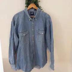 90s OLD GAP BDデニムシャツ XL