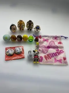 ディズニー まとめ売り フィギュア 起き上がりこぼし キーホルダー 缶バッジ