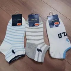 【Ralph Lauren】新品未使用靴下 3足セット size19-21