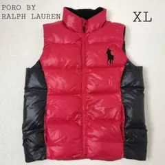 Polo Ralph Lauren ポロ　ダウンベスト Sサイズ 赤　ポニー POLO RALPH LAUREN - ポロ ラルフローレン ダウンベスト