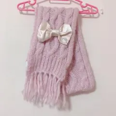 ✦キティ マフラー ピンク USJ ユニバ 2010年 サンリオ