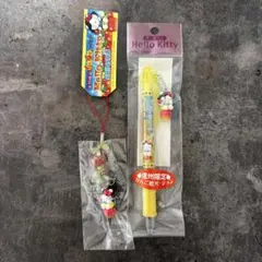 ご当地キティ 信州限定 リンゴフェアリーバージョン ボールペン パラソル レア⭐️キティ リンゴ傘チャーム付きピンク ボールペン リンゴ
