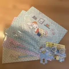 くら寿司 サンリオ シナモロール オリジナルクリアファイル 4枚 フィギュア