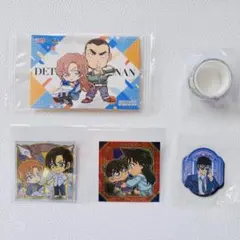 名探偵コナン くら寿司コラボ＆シール 6点セット（松田陣平・諸伏景光・萩原姉弟）