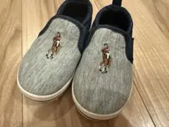 Polo Ralph Lauren グレー スリッポン 14.3cm