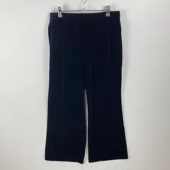 美品 UNIQLO ユニクロ ソフトベロアイージーパンツ ワイドストレート XL