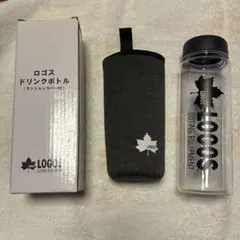 LOGOS ドリンクボトル クッションカバー付 500ml 水筒　クリアボトルのサムネイル
