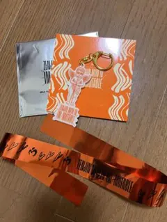 銀テープ1/4サイズ付き　ゼンジン　ミセス　アクリルキーホルダー