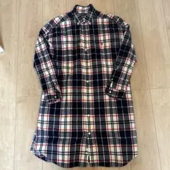 Gymphlex チェック柄 ロングシャツ