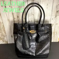 Leather Jewels  [美品]レザージュエルズ ハンドバッグ