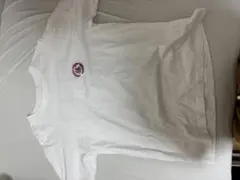 ホワイト Tシャツ ロゴ刺繍 グラフィック