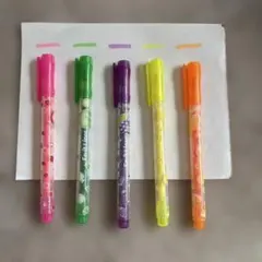 蛍光ペン5本セット