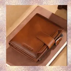 新品未使用　メンズ　財布　二つ折り財布　メンズ財布　メンズ折り財布　本革