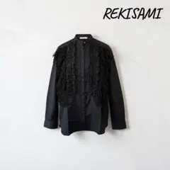 REKISAMI フリンジ フリル 長袖ブラウス　シャツ 36 Sサイズのサムネイル